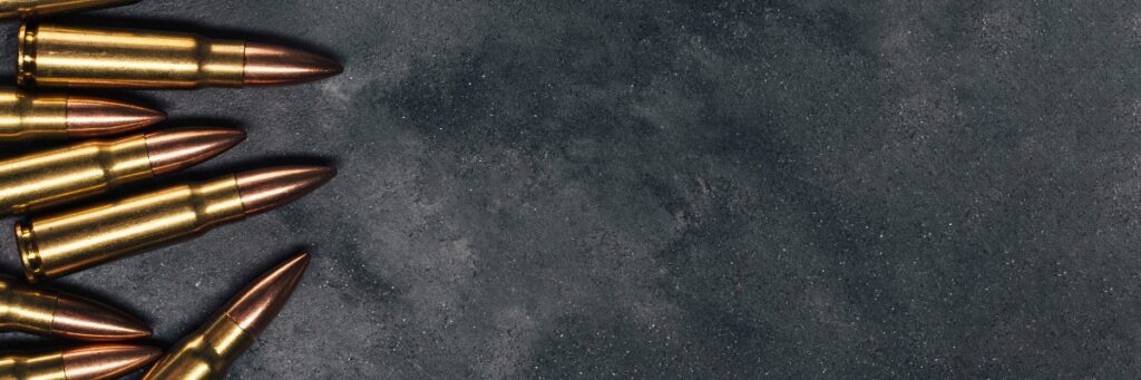 284 Caliber Cartridges on display