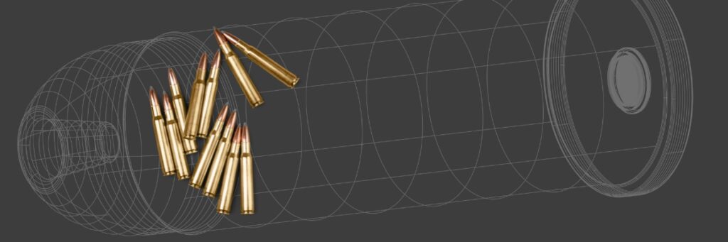 6.5mm Cartridges on a mat