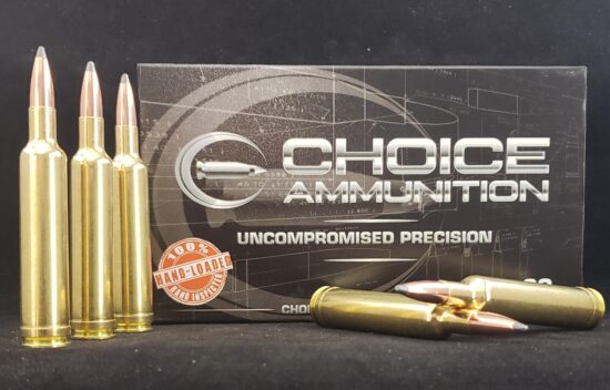 120PAR257WBY20 Choice Ammunition .257 Weatherby Magnum 120 Grain Nosler Partition~100% Hand Loaded !!