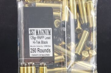 125RNFPL357MAG250 Choice Ammunition Choice Range .357 Magnum 125 Grain RNFP Hi-Tek Coated - 250 Rounds Hand Loaded