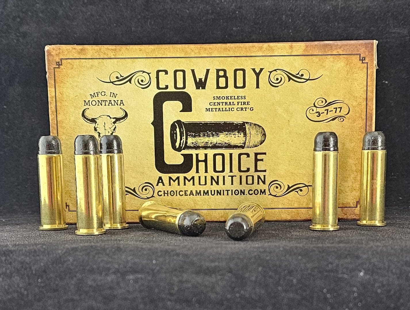 158RNFPL38SP50CCB Choice Ammunition Cowboy Choice .38 Special 158 Grain COWBOY ACTION HI-TEK COATED LEAD RNFP~100% HAND-LOADED!!