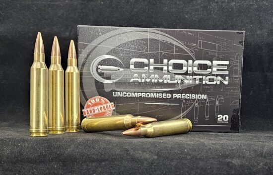 170VLDH7MMREM20 Choice Ammunition 7MM Remington Magnum 168 Grain Berger VLD Hunting~ 100% Hand Loaded !!