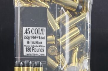 200RNFPL45LC180 Choice Ammunition Choice Range .45 Long Colt 200 Grain Hi-Tek Coated RNFP~100% Hand Loaded!!