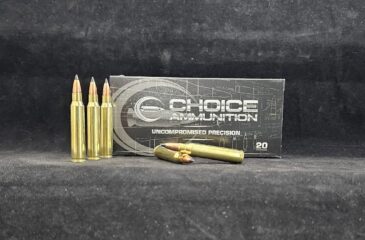 40AR-HIDESAVR223REM20 Choice Ammunition .223 Remington 40 Grain AR 16" Barrel Hide Saver~100% Hand-Loaded!!