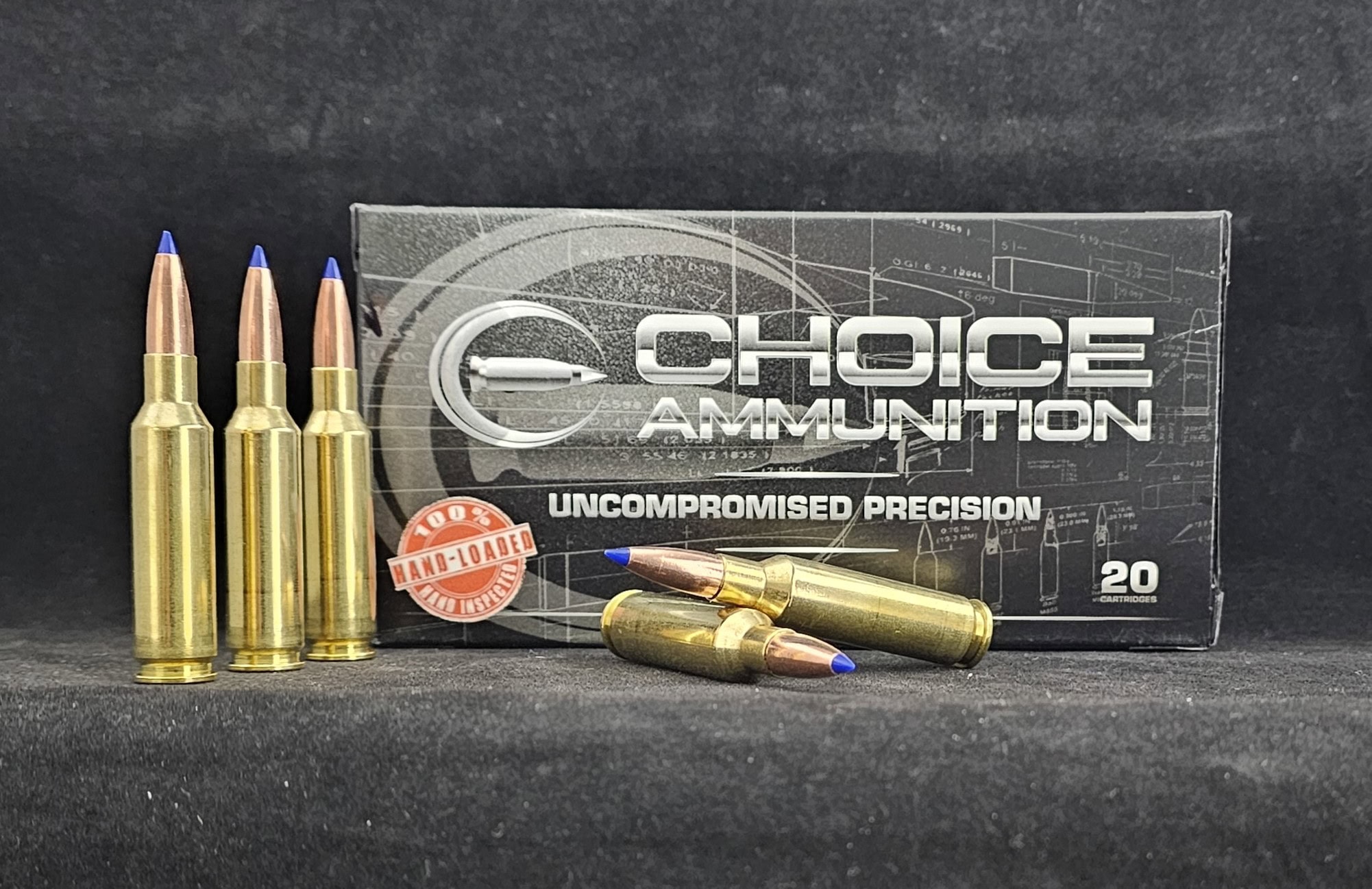 120TTSXLF6.5CREED20 CHOICE AMMUNITION 6.5 Creedmoor 127 Grain BARNES LRX (Lead Free)~100% HAND-LOADED!! NEW!!