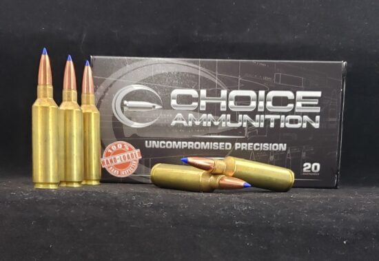 129LRXLF270WSM20 Choice Ammunition Choice Hunting .270 Winchester Short Magnum (WSM) 129 Grain BARNES LRX (LEAD-FREE)~100% HAND LOADED!!
