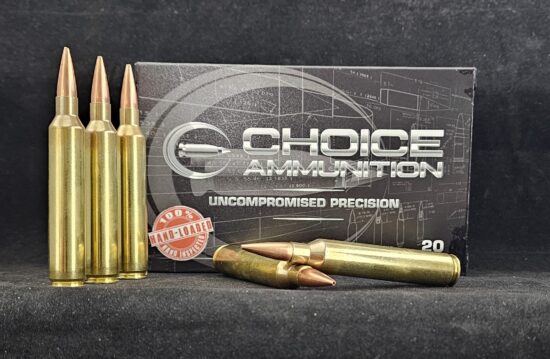 140VLDH7MMRUM20 Choice Ammunition 7MM Remington Ultra Mag (RUM) 168 Grain BERGER VLD-HUNTING~100% HAND LOADED!!