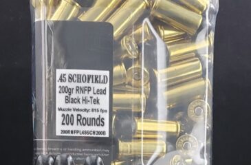 200RNFPL45SCH200 Choice Ammunition Choice Range .45 Schofield (S&W) 200 Grain RNFP HI-TEK COATED LEAD~100% HAND-LOADED!!