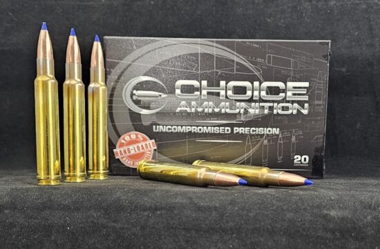 225TTSXLF340WBY20 Choice Ammunition .340 Weatherby Magnum 225 Grain BARNES TTSX (LEAD FREE)~100% HAND-LOADED!!