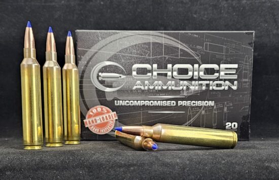 145LRXLF7MMRUM20 Choice Ammunition 7MM Remington Ultra Mag (RUM) 150 Grain BARNES TTSX (LEAD FREE)~100% HAND LOADED!!