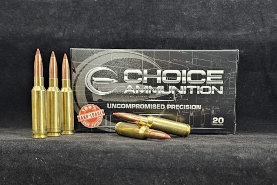 120NBT6.5CREED20 CHOICE AMMUNITION 6.5 Creedmoor 120 Grain NOSLER BALLISTIC TIP~100% HAND LOADED !!