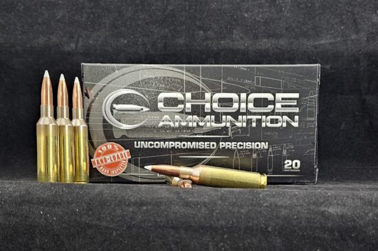 90ACCU6MMCREED20 Choice Ammunition 6MM Creedmoor 90 Grain NOSLER ACCUBOND~100% HAND-LOADED!!