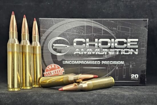 270ELDX338LAP20 Choice Ammunition .338 Lapua Magnum 270 Grain HORNADY ELD-X~100% HAND LOADED !!