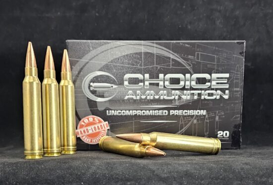 168VLDH300WIN20 Choice Ammunition .300 Winchester Magnum 168 Grain BERGER VLD-HUNTING~100% HAND LOADED !!