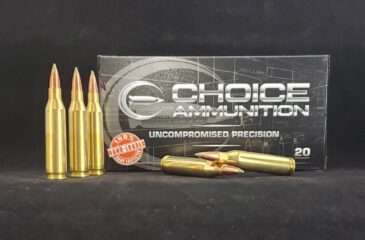 90ETIP243WIN20 Choice Ammunition .243 Winchester 90 Grain NOSLER E-TIP (LEAD FREE)~100% HAND LOADED !!