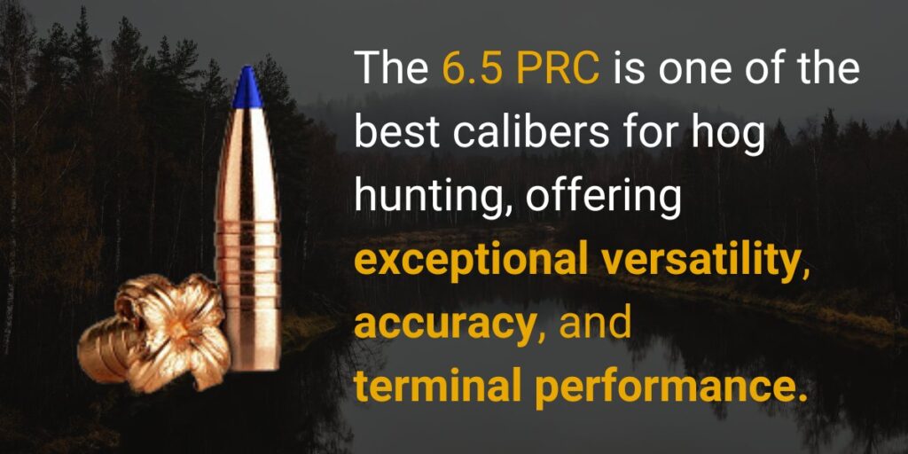 6.5 PRC caliber for hog hunting