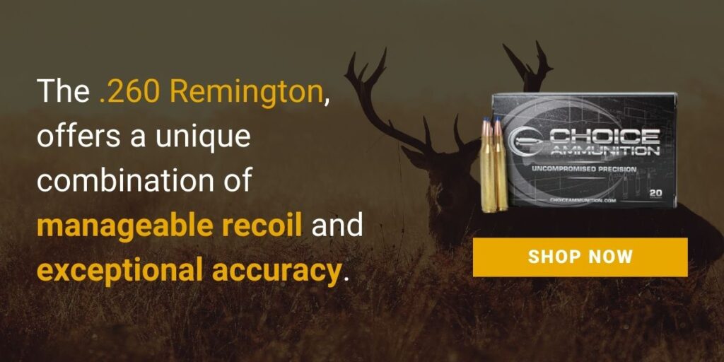 260 Remington caliber for deer hunting