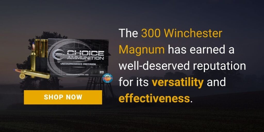 300 Winchester Magnum deer hunting caliber