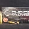 60SP22250REM20 Choice Ammunition 22-250 REMINGTON 60 GRAIN SOFT POINT~100% HAND LOADED!!