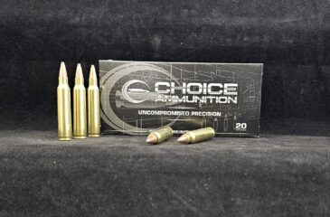 60SP223REM20 Choice Ammunition .223 REMINGTON 60 GRAIN SOFT POINT~100% HAND-LOADED!!