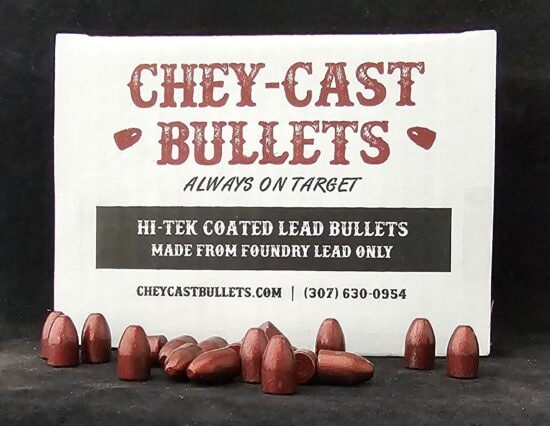 HT09124RN500 Choice Ammunition Chey-Cast 9mm (.356) 124gr RN with Hi-Tek Super Coat Chey-Cast Bullets by Choice! 500ct