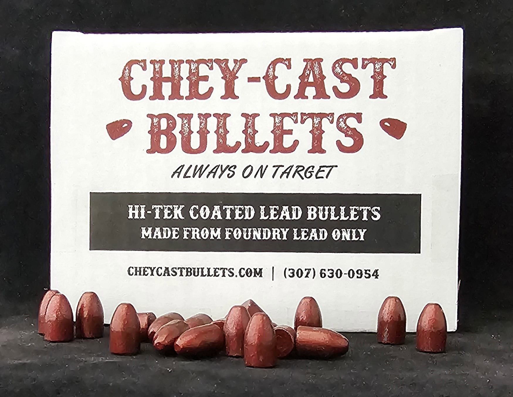 HT09124RNS1 Choice Ammunition Chey-Cast 9mm (.356) 124gr RN with Hi-Tek Super Coat Chey-Cast Bullets by Choice! 3500ct