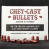 32 Cal (.313) 115gr RNFP with Hi-Tek Super Coat Chey-Cast Bullets by Choice! 500 ct