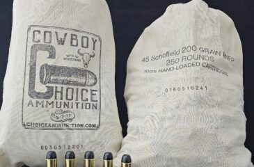 .45 SCHOFIELD 180 GRAIN “WELLS FARGO BAG” AMMO! HI-TEK COATED RNFP~100% HAND-LOADED!!