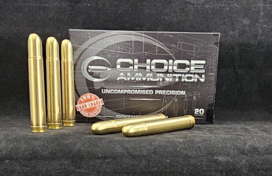 500BBS458WIN20 Choice Ammunition .458 WINCHESTER MAGNUM 500 GRAIN BARNES BANDED SOLID~100% HAND LOADED !!
