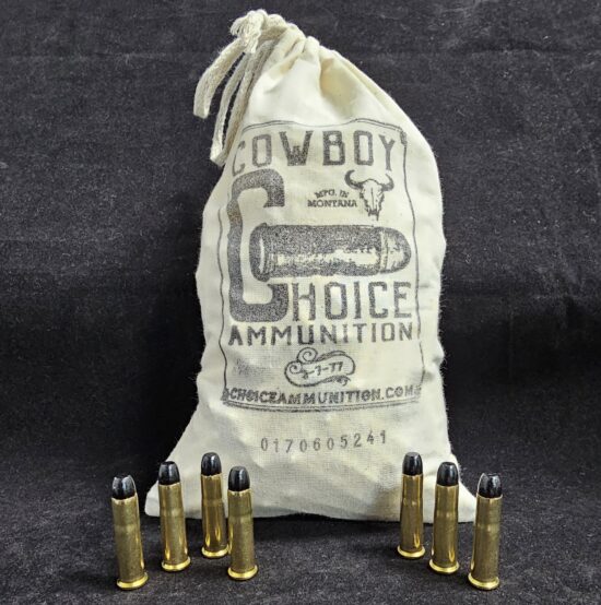 115RNFPL3220WCFWCF250CCB (1) .32-20 WINCHESTER (.32WCF) 115 GRAIN RN “WELLS FARGO BAG” BLACK HI-TEK COATED LEAD COWBOY ACTION~100% HAND LOADED!!