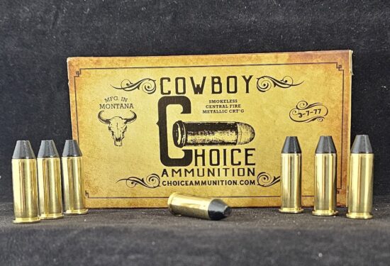 105TCFPL38LC50CCB Choice Ammunition Cowboy Choice .38 Long Colt 105 Grain TCFP HI-TEK COATED LEAD COWBOY ACTION - 50 Round Box