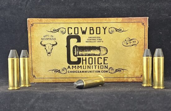 105TCFPL38SP50CCB Choice Ammunition Cowboy Choice .38 Special 105 Grain TCFP BLACK Hi-Tek Coated Lead "Cowboy Choice"~100% HAND LOADED!!