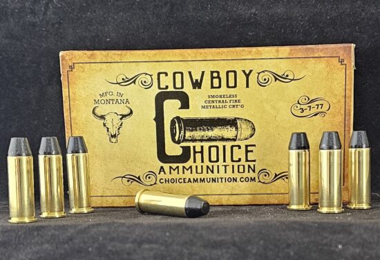 125TCFPL38LC50CCB Choice Ammunition Cowboy Choice .38 Long Colt 125 Grain TCFP HI-TEK COATED LEAD COWBOY ACTION - 50 Round Box
