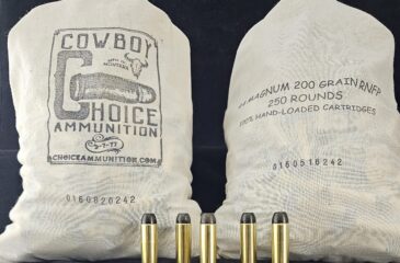 .44 Magnum 200 Grain "Wells Fargo Bag" Ammo! Hi-Tek Coated RNFP “COWBOY CHOICE” Ammunition~100% HAND-LOADED!!