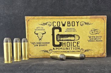 250RNFP45LC50 Choice Ammunition Cowboy Action .45 Long Colt 250 Grain RNFP BLACK Hi-Tek Coated Lead Cowboy Action ~100% Hand Loaded!!
