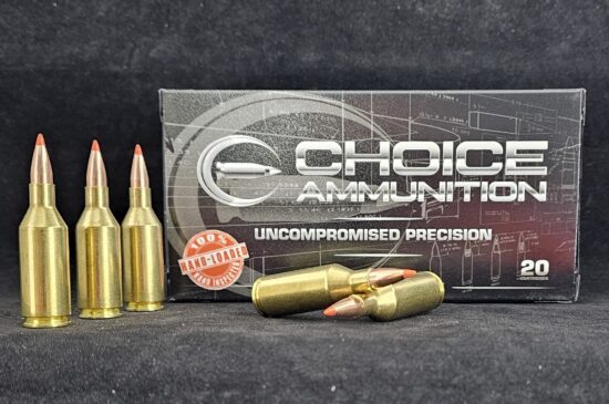 75VMAX243WSSM20 Choice Ammunition .243 Winchester Super Short Mag (WSSM) 75 Grain V-Max~100% Hand-Loaded!!