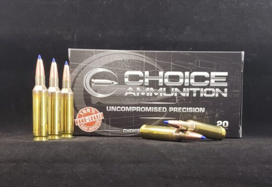 101LRXLF25CREED20 Choice Ammunition Hunting Choice 25 Creedmoor 101 Grain Barnes LRX (lead free)~100% Hand-loaded!!