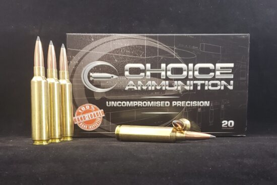 150ABLR6.5284NOR20 Choice Ammunition 6.5MM-284 NORMA 150 GRAIN Nosler ABLR~100% HAND-LOADED!!
