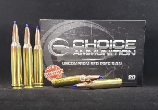 168LRXLF7MMREM20 Choice Ammunition Choice Hunting 7MM Remington Magnum 168 Grain BARNES LRX (Lead Free)~100% HAND LOADED !!